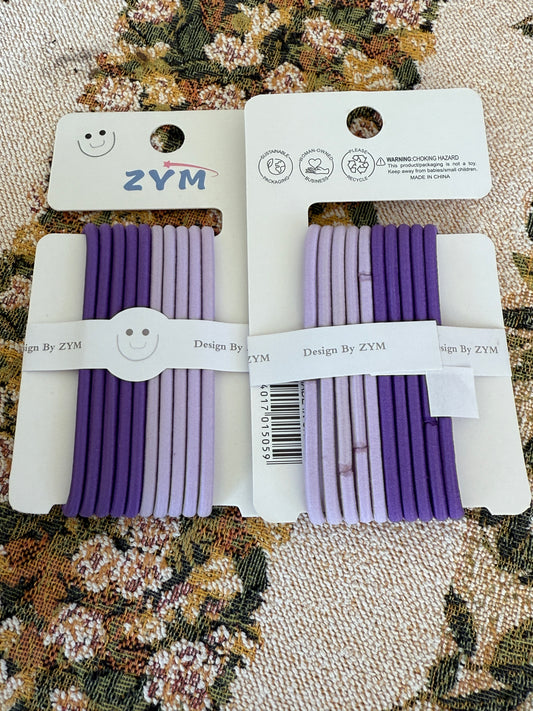 Tiny hair ties (pack of 10 pcs in 1 set )