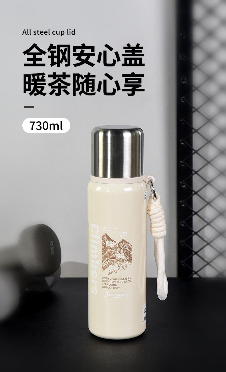 Stainless steel high-value thermos cup universal male and female student cup portable children direct drinking cup lid cup gift