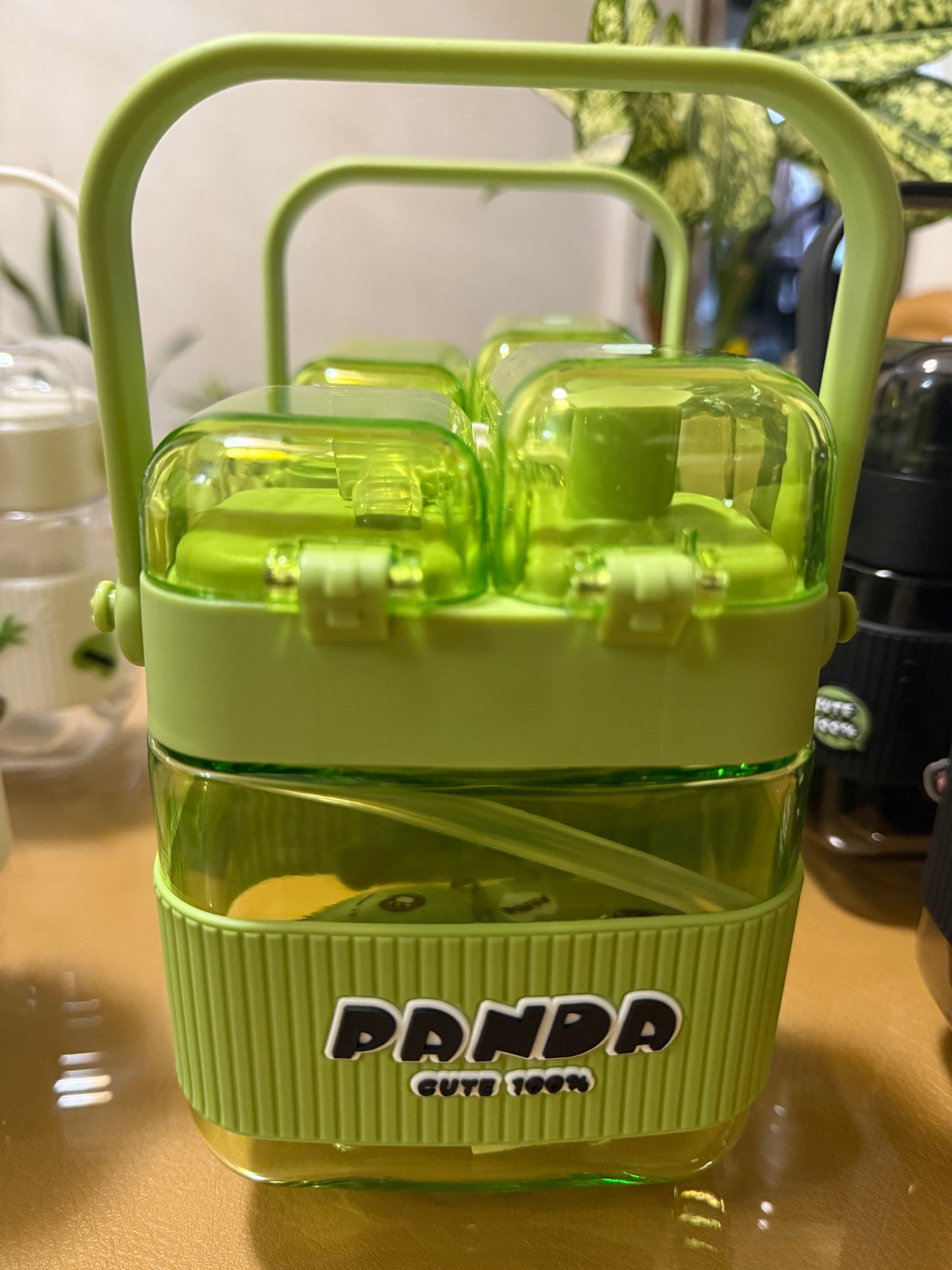 Panda dual mouth bottle