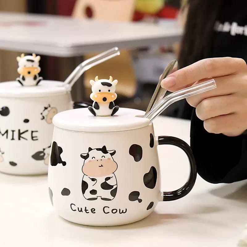 Cow ceramic mug