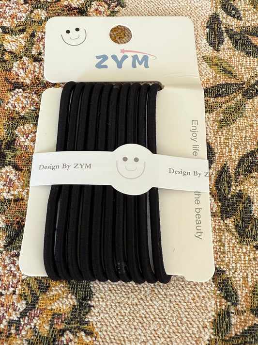 Tiny hair ties (pack of 10 pcs in 1  set )