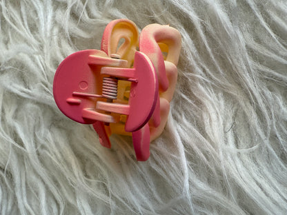 Korean mat hair claw  (pack of 4 )