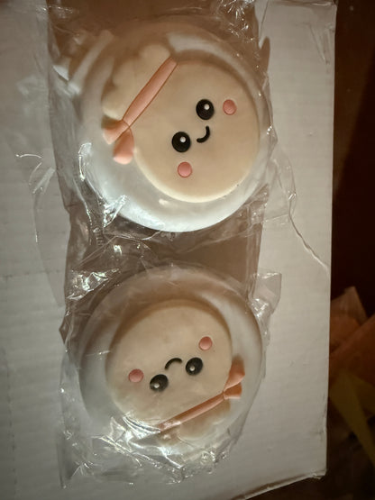 Cartoon Printed Mini Mirror Comb