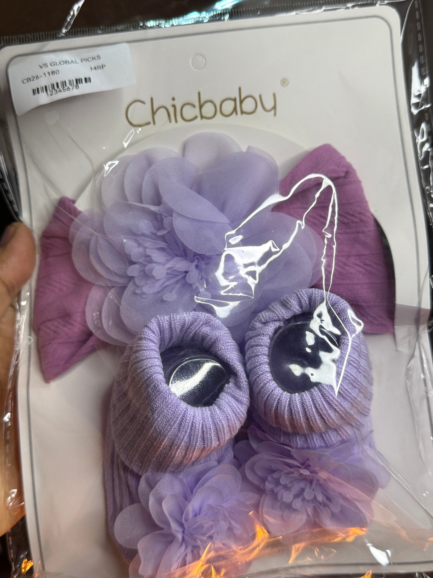 headband with socks cb26