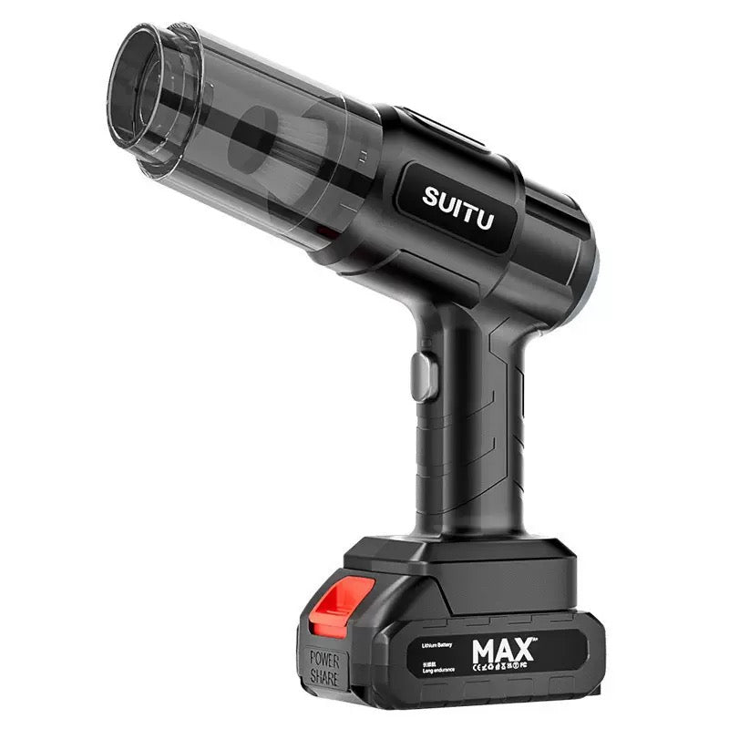 Portable Car Vacuum Cleaner with Blower | USB Rechargeable Wireless Handheld Car Vacuum Cleaner Traveling,Portable,Rechargeable (4in1)