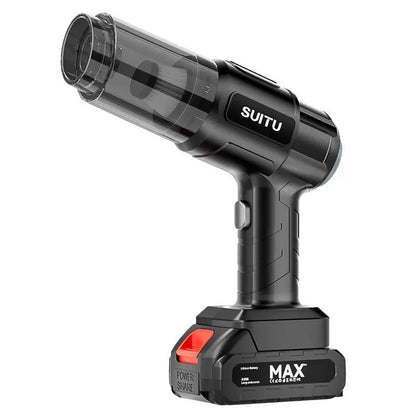 Portable Car Vacuum Cleaner with Blower | USB Rechargeable Wireless Handheld Car Vacuum Cleaner Traveling,Portable,Rechargeable (4in1)