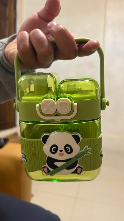 Panda dual mouth bottle