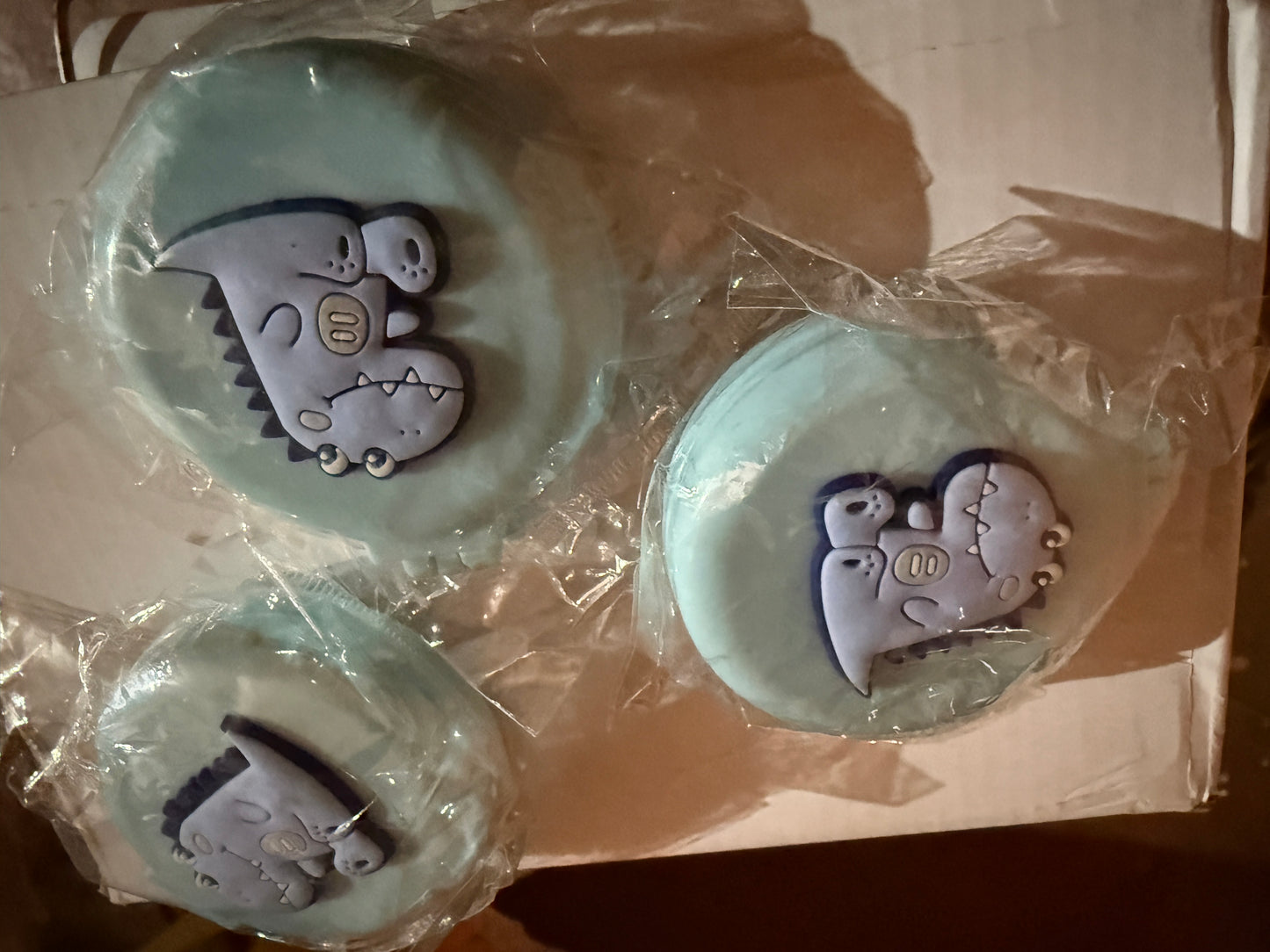 Cartoon Printed Mini Mirror Comb