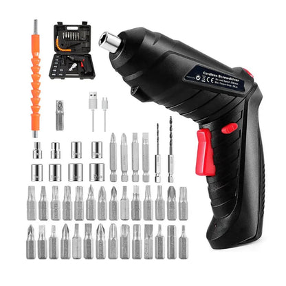 Rechargeable screw and drill hun