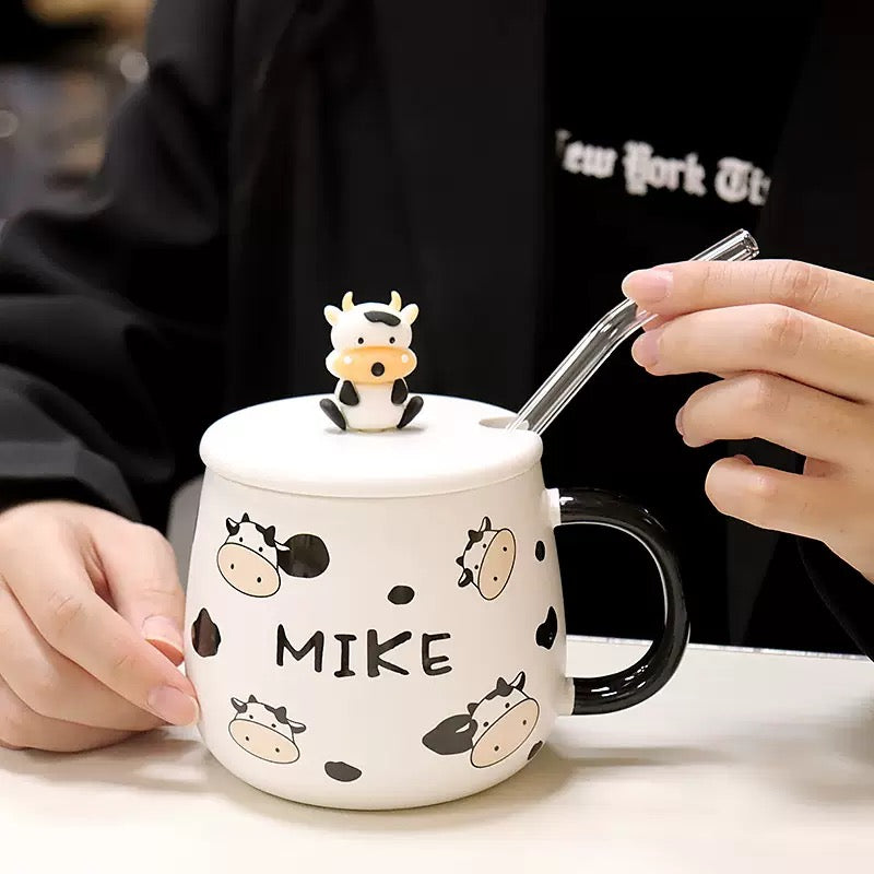 Cow ceramic mug