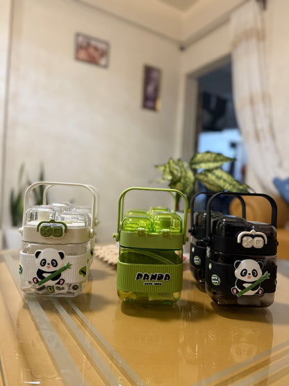 Panda dual mouth bottle