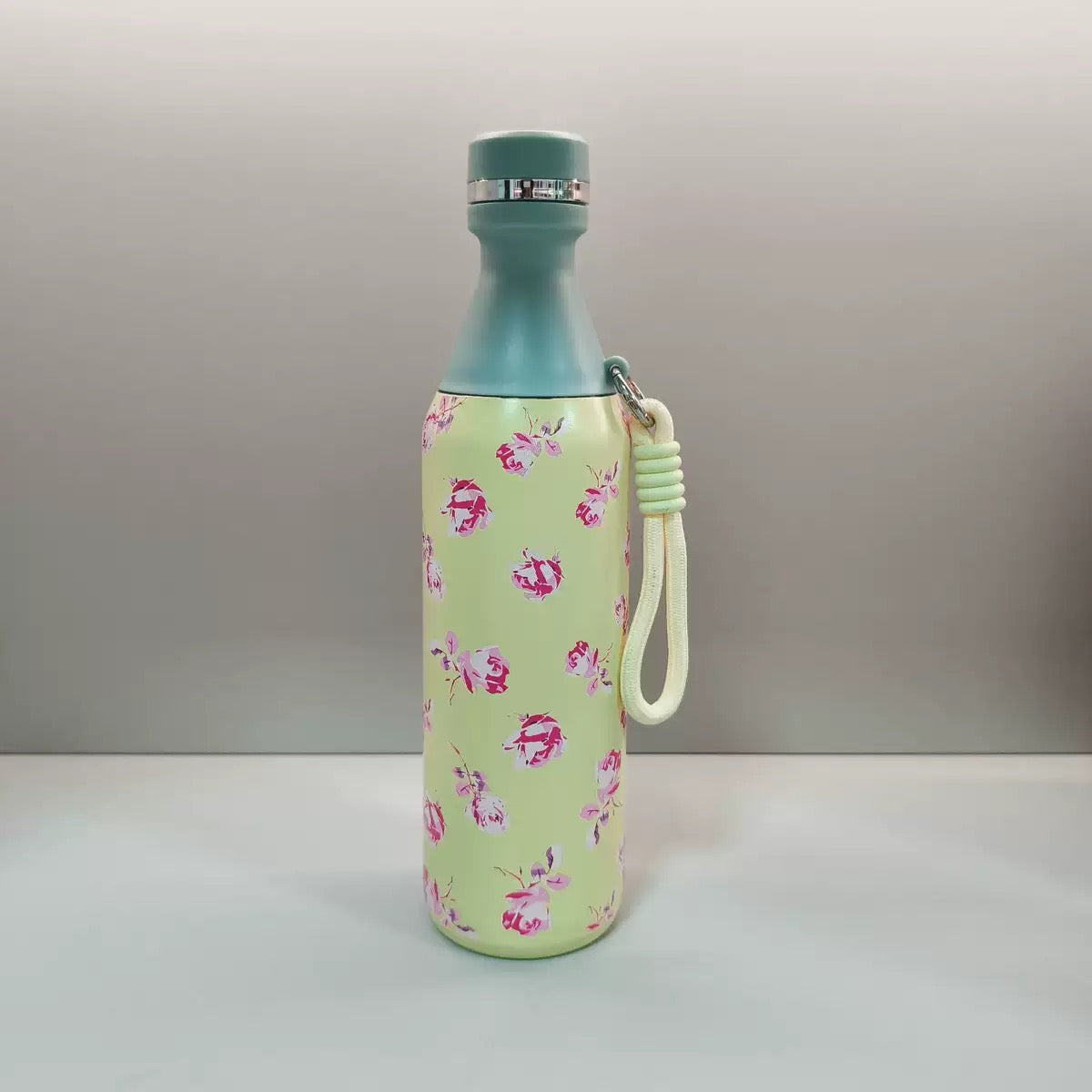 Flower printed bottle