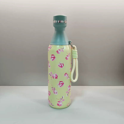 Flower printed bottle