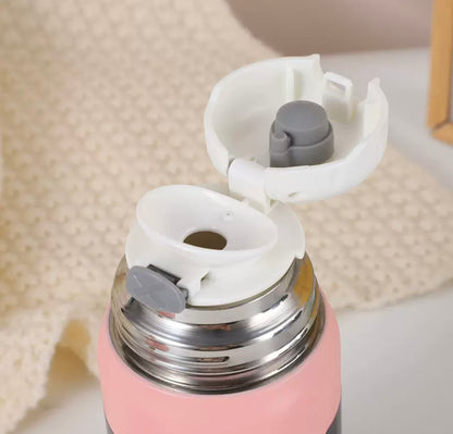 Steel Lid 316 Stainless Steel Thermal Insulation Intelligent Temperature Display Cup Large Capacity Portable Direct Drinking Vacuum Thermal Insulation Sports bottle