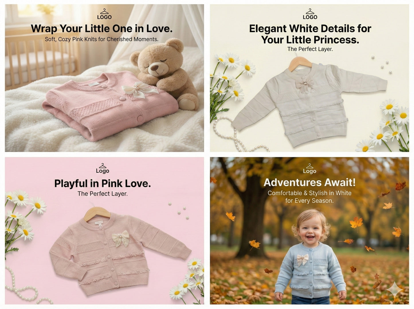 Beautiful cardigan sweater for Little one