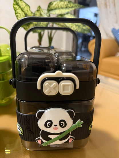 Panda dual mouth bottle