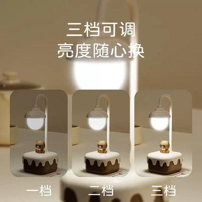 Bear cake desk lamp