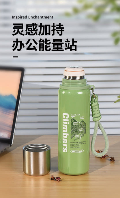 Stainless steel high-value thermos cup universal male and female student cup portable children direct drinking cup lid cup gift