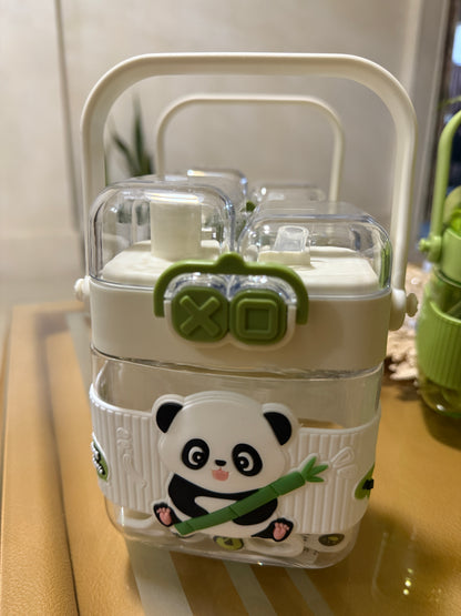 Panda dual mouth bottle
