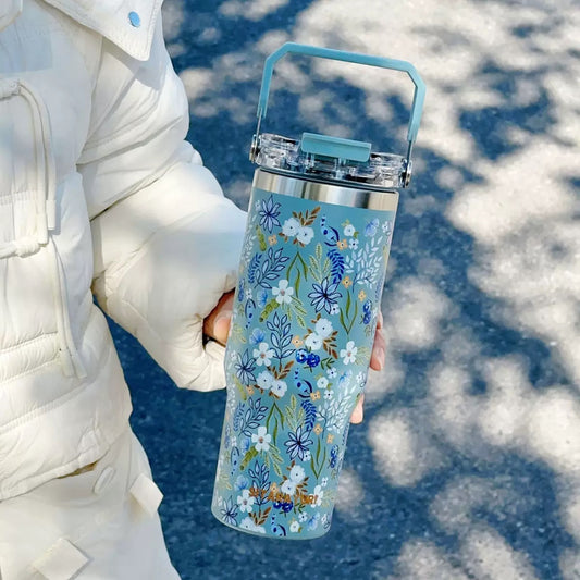 Sitarayuri Flora Tumbler  900 ml . Hot and cold .