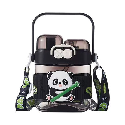 Panda dual mouth bottle