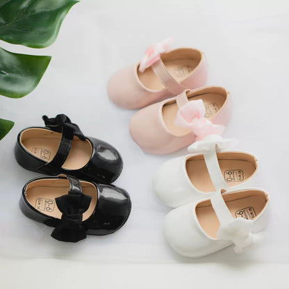 Cross-border Explosions 0-2 Years Old Baby Toddler Shoes Soft Bottom Baby Shoes British Leather Shoes All-match Princess Shoes Children's Shoes. K30