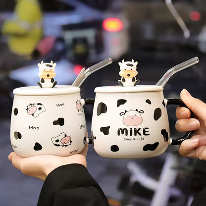 Cow ceramic mug