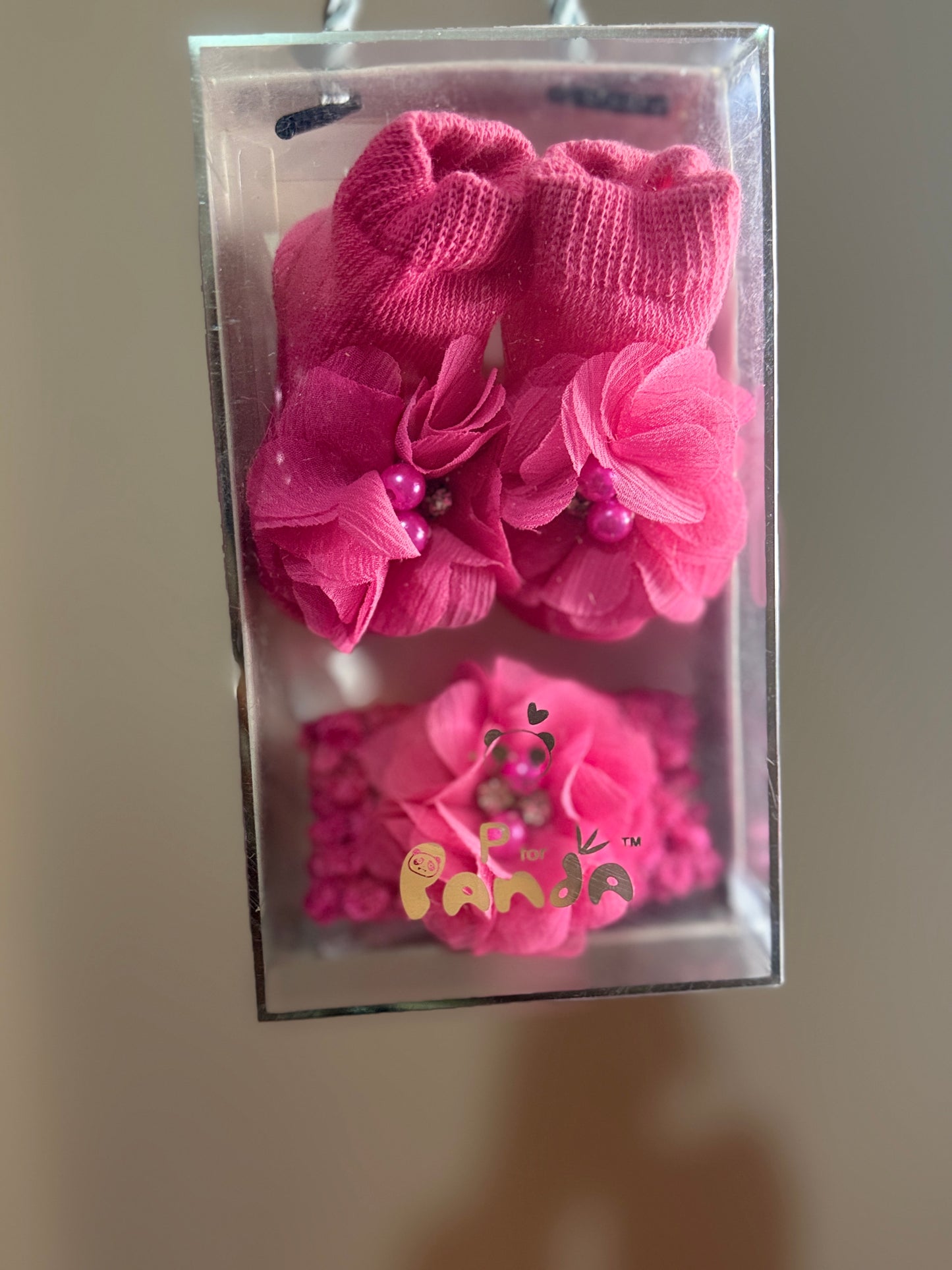 Baby head band and booties