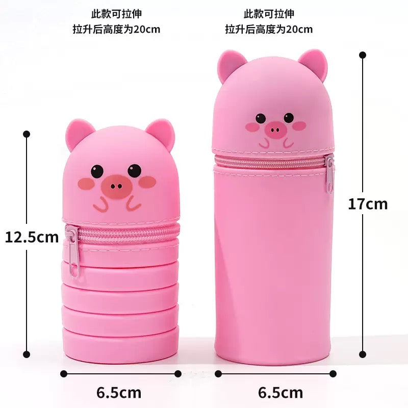 Expandable pencil pouches