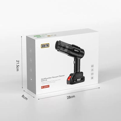 Portable Car Vacuum Cleaner with Blower | USB Rechargeable Wireless Handheld Car Vacuum Cleaner Traveling,Portable,Rechargeable (4in1)