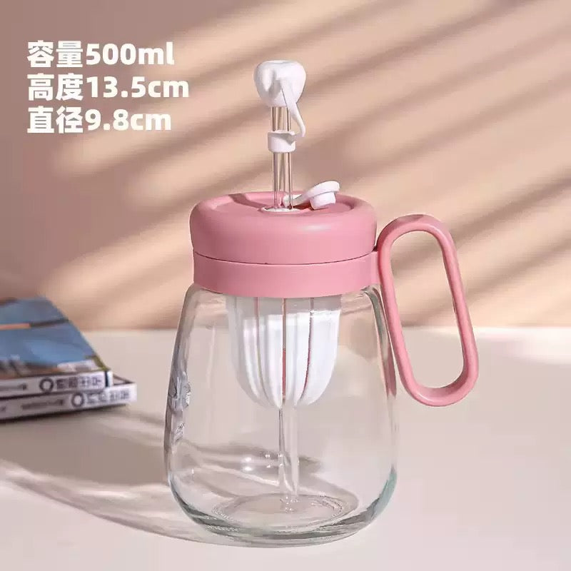 Fancy glass mug