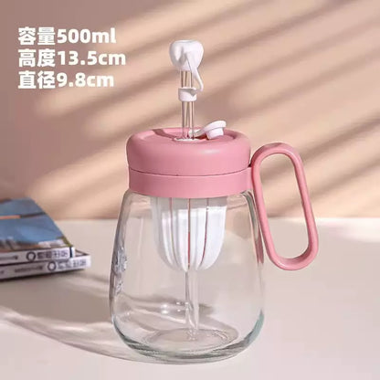 Fancy glass mug