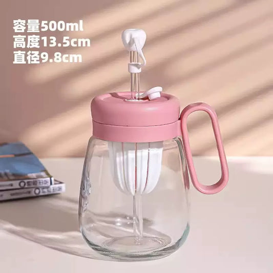 Fancy glass mug