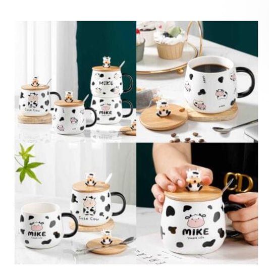 Cow Milk Ceramic Mug