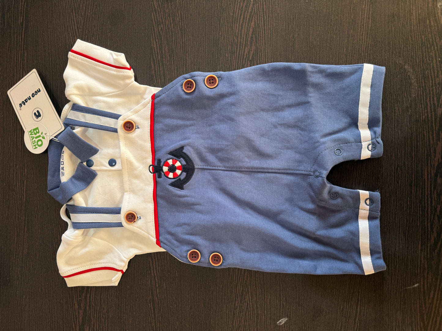 Half sleeve dungaree 3516A