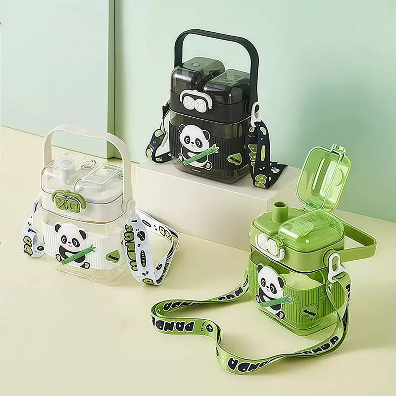 Panda dual mouth bottle