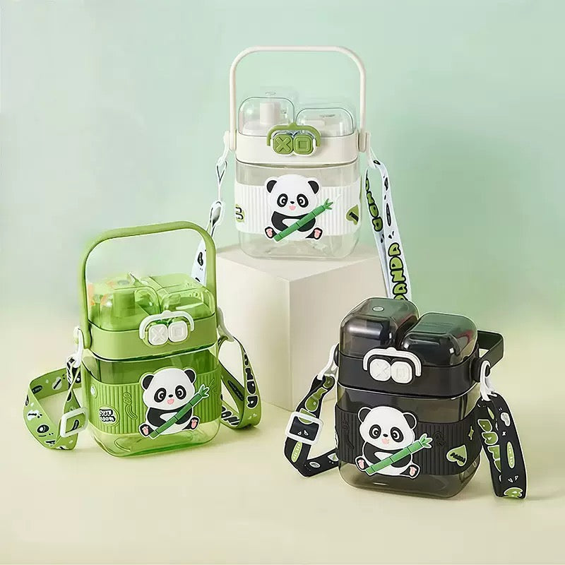 Panda dual mouth bottle