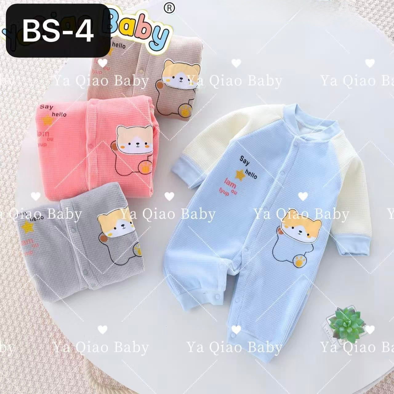 Baby velvet romper Bs4280