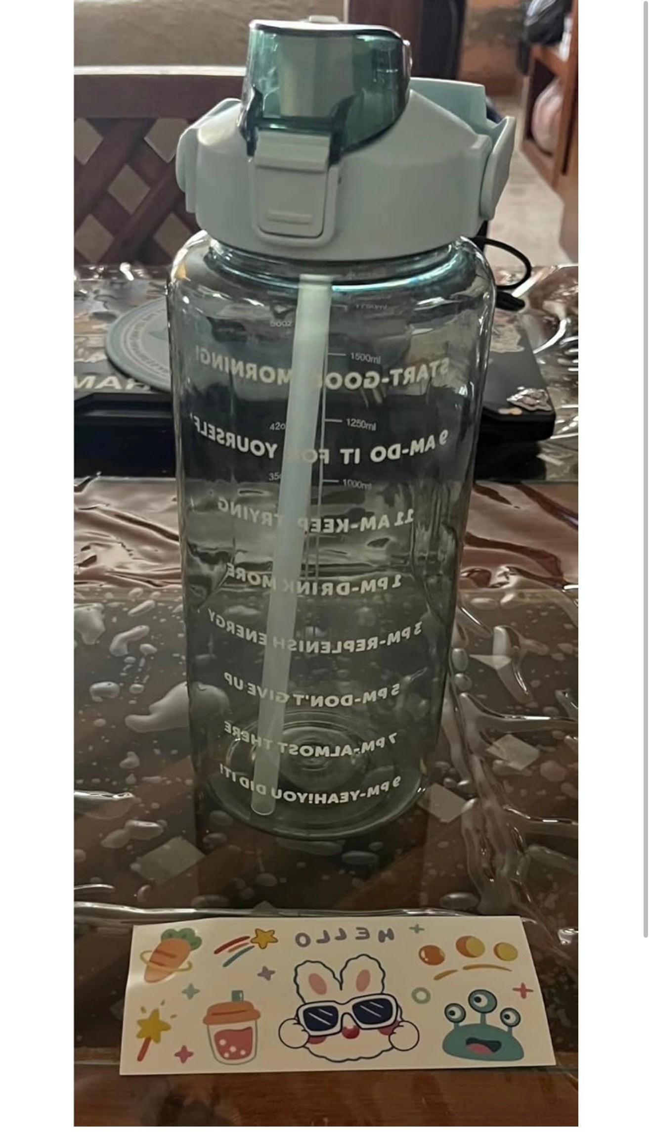 KACHKITTransparent Water Bottle