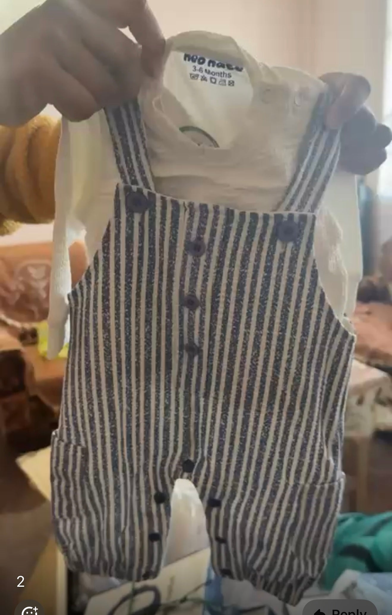 Full sleeve dungree with fancy embroidery