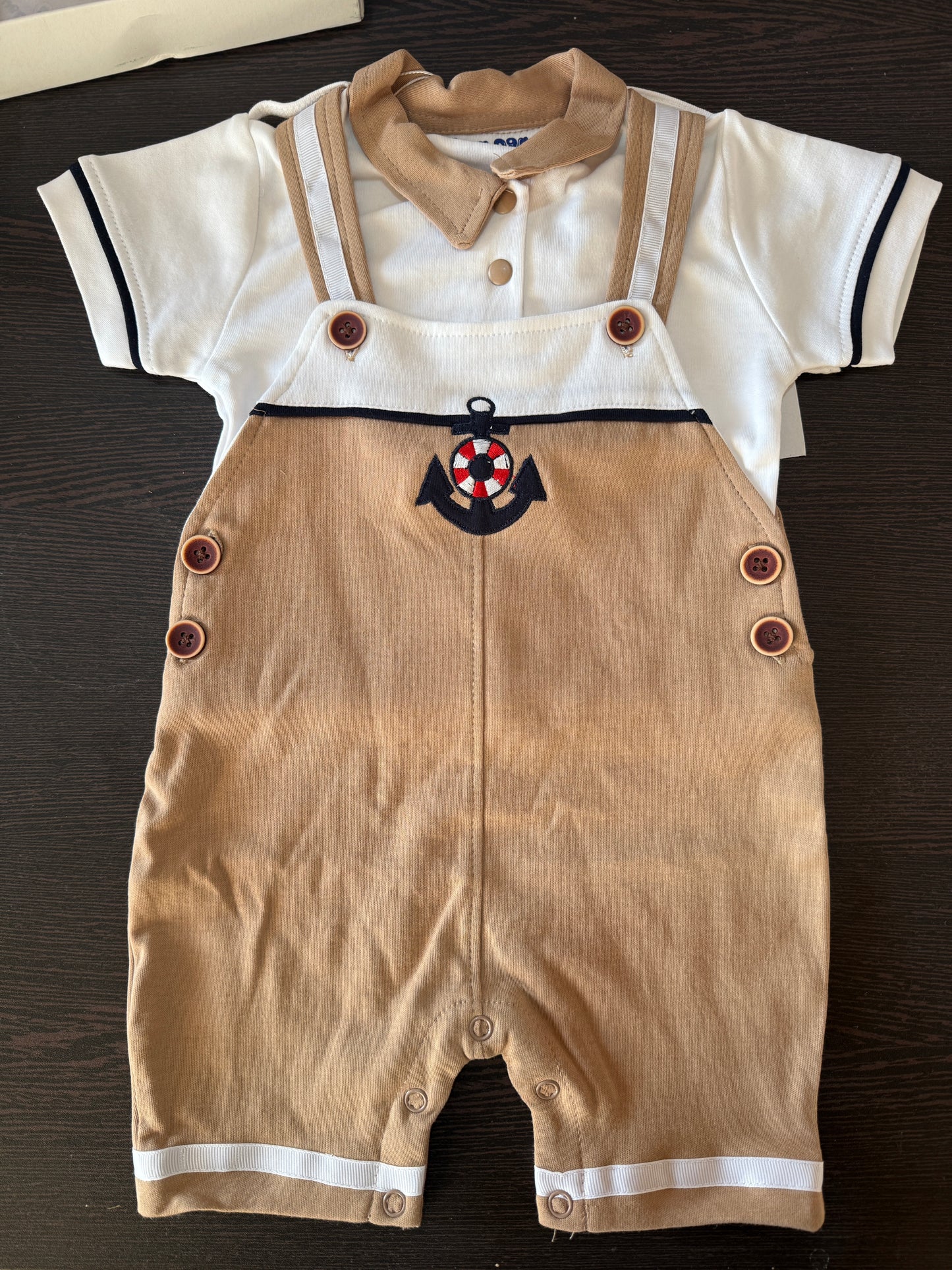 Half sleeve dungaree 3516A