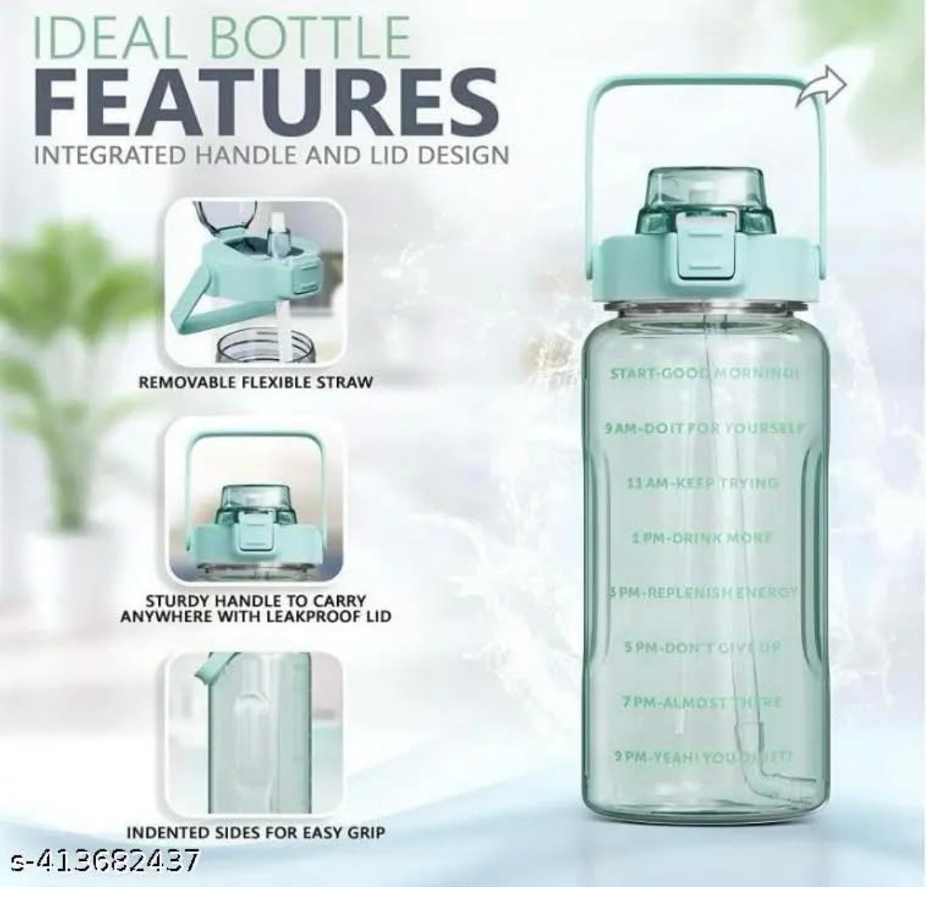 KACHKITTransparent Water Bottle