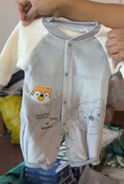 Baby velvet romper Bs4280